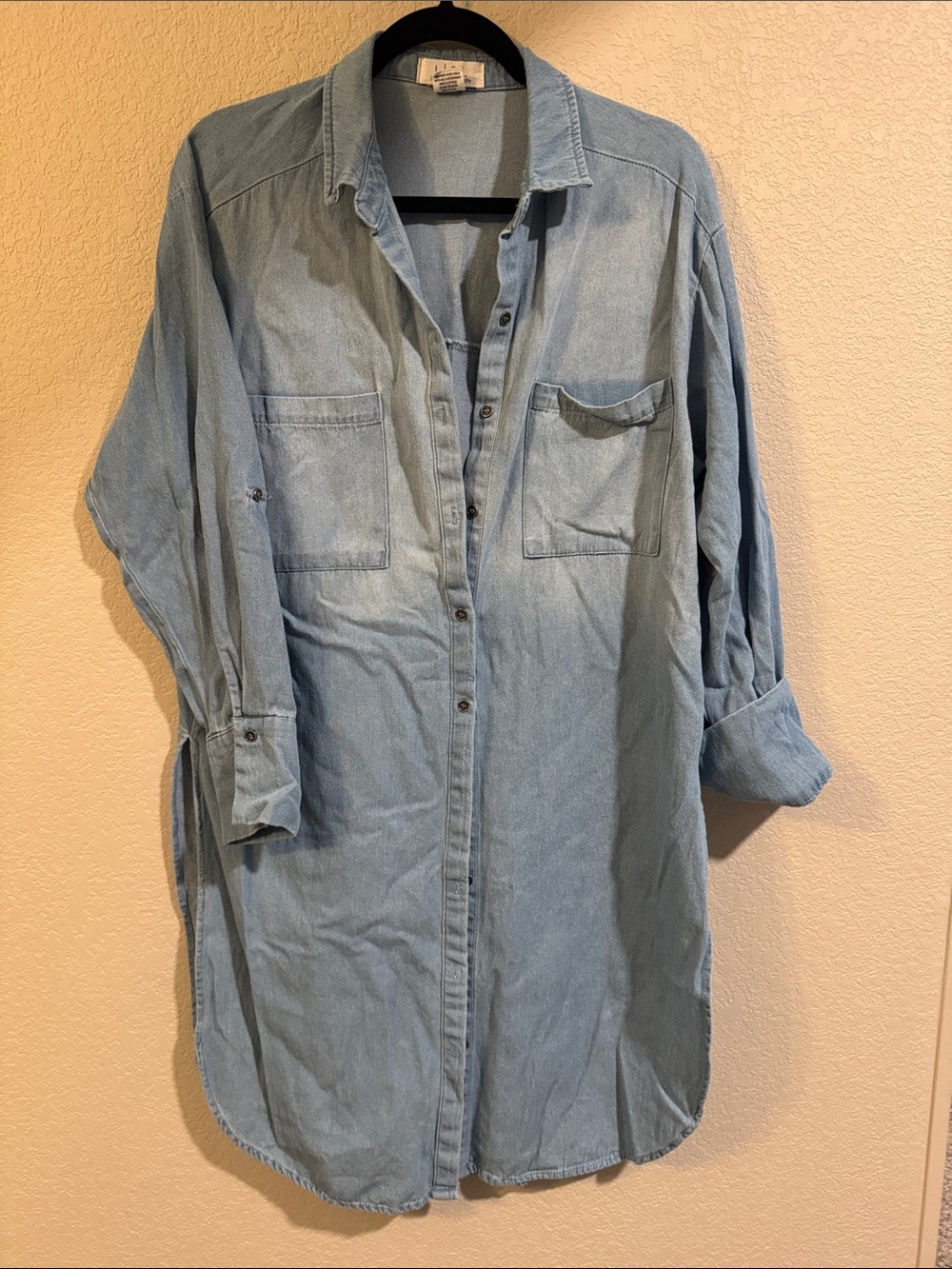 L.I.F.E. Light Blue Denim jacket/Shirt Dress